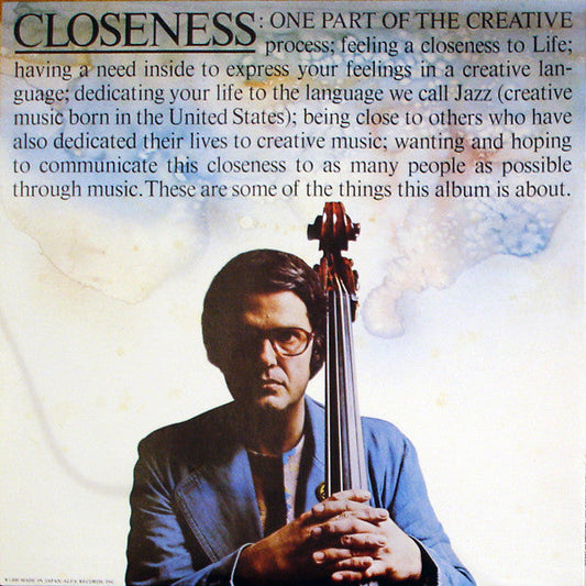 Charlie Haden - Closeness (Vinyl, LP, Album, Reissue) Near Mint (NM or M-) / Very Good Plus (VG+)