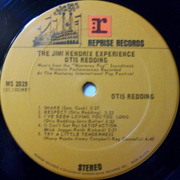 Otis Redding - Historic Performances Recorded At The Monterey International Pop Festival (Vinyl, LP, Album) Very Good Plus (VG+) / Good Plus (G+)