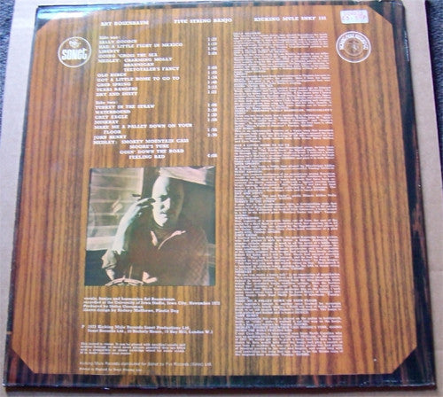 Art Rosenbaum - Five String Banjo (Vinyl, LP, Album) Good Plus (G+) / Very Good (VG)