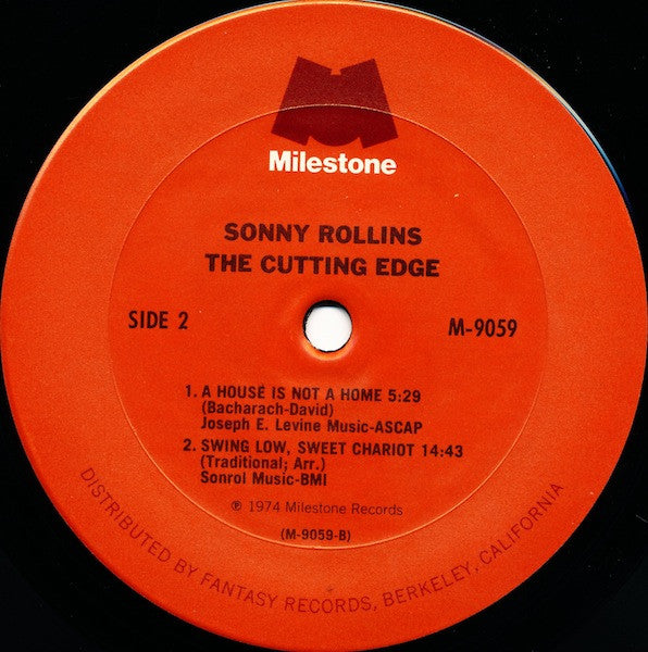 Sonny Rollins - The Cutting Edge (Vinyl, LP, Album)