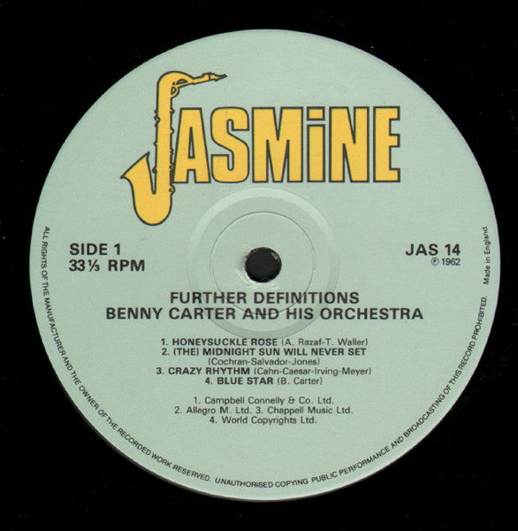 Benny Carter And His Orchestra - Further Definitions (Vinyl, LP, Al...