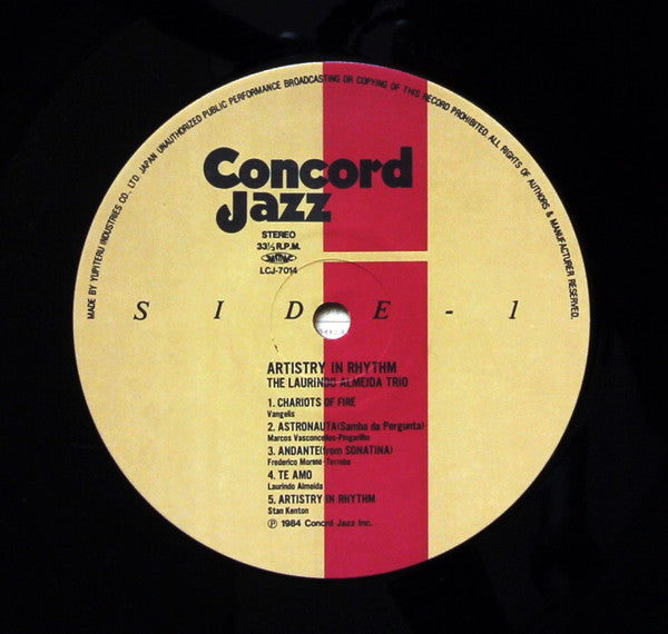 The Laurindo Almeida Trio - Artistry In Rhythm (Vinyl, LP, Album) Near Mint (NM or M-) / Very Good Plus (VG+)