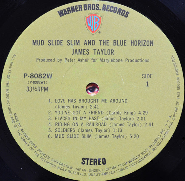 James Taylor (2) - Mud Slide Slim And The Blue Horizon (Vinyl, LP, ...