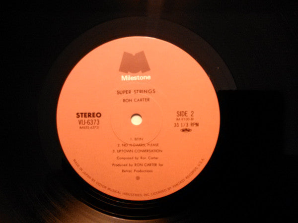 Ron Carter - Super Strings (Vinyl, LP, Album) Very Good Plus (VG+) / Very Good Plus (VG+)