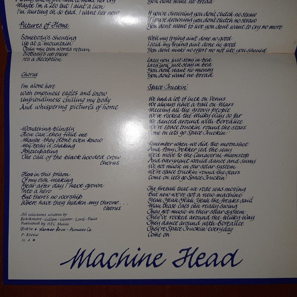 Deep Purple - Machine Head (Vinyl, LP, Album, Reissue)