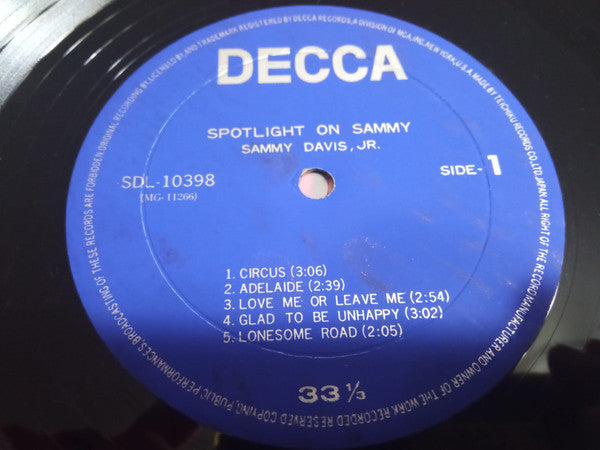 Sammy Davis Jr. - Sammy Davis Jr. (Vinyl, LP, Album, Reissue, Mono) Very Good (VG) / Very Good (VG)