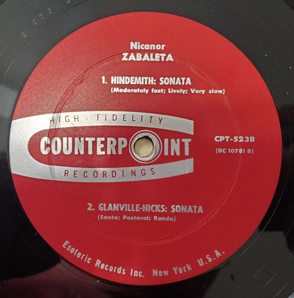 Nicanor Zabaleta - Harp Music Vol. 2 (Vinyl, LP, Album, Mono) Good Plus (G+) / Good Plus (G+)