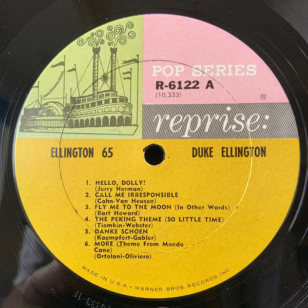 Duke Ellington - Ellington '65 (Hits Of The 60's) (Vinyl, LP, Album, Mono) Very Good Plus (VG+) / Very Good Plus (VG+)