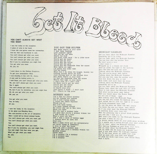The Rolling Stones - Let It Bleed (Vinyl, LP, Album) Very Good Plus (VG+) / Very Good Plus (VG+)