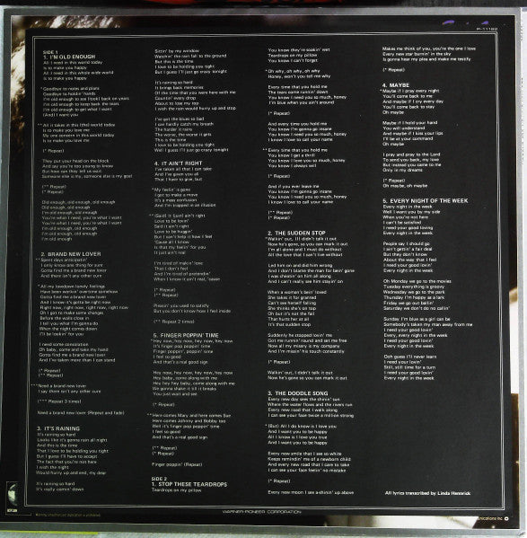 Lou Ann Barton - Old Enough (Vinyl, LP, Album) Very Good Plus (VG+) / Very Good Plus (VG+)