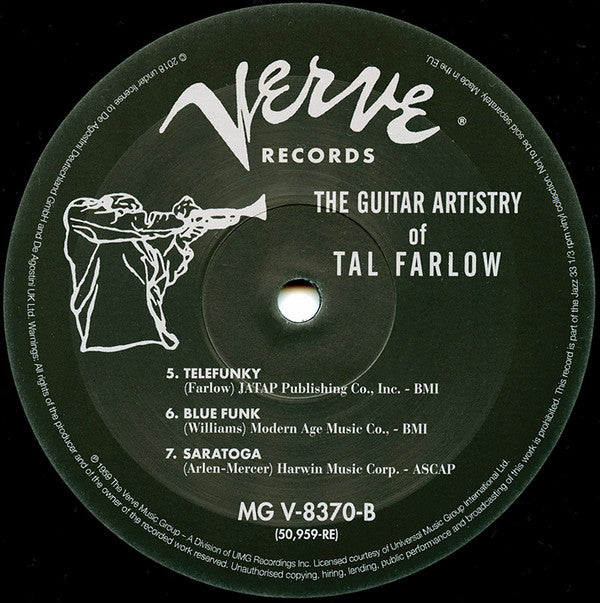 Tal Farlow - The Guitar Artistry Of Tal Farlow (Vinyl, LP, Album, Stereo) Near Mint (NM or M-) / Near Mint (NM or M-)