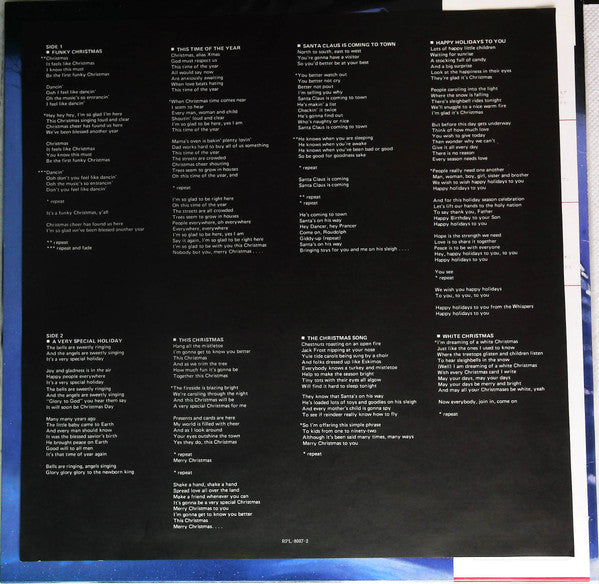 The Whispers - Happy Holidays To You (Vinyl, LP, Album) Very Good (VG) / Very Good (VG)
