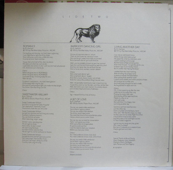 The Don Harrison Band - The Don Harrison Band (Vinyl, LP, Album, Stereo) Very Good Plus (VG+) / Very Good Plus (VG+)