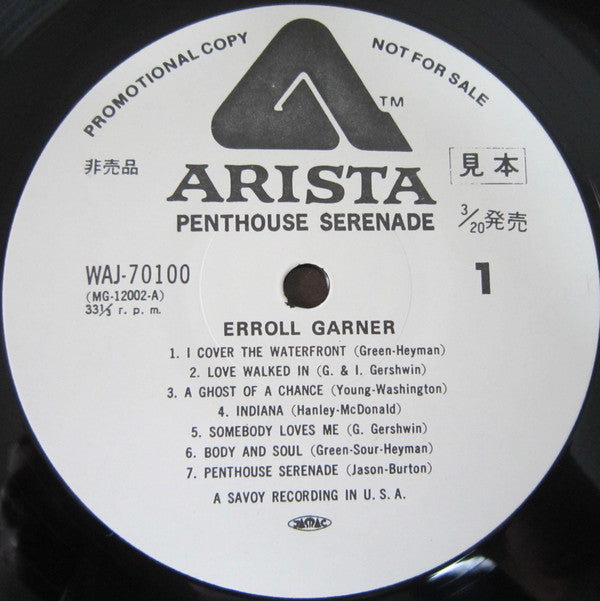 Erroll Garner - Penthouse Serenade (Vinyl, LP, Album, Promo) Very Good Plus (VG+) / Very Good Plus (VG+)