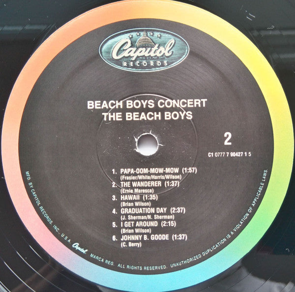 The Beach Boys - Concert (Vinyl, LP, Album, Reissue, Stereo) Very Good Plus (VG+) / Very Good Plus (VG+)