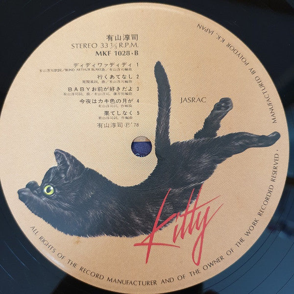 Junji Ariyama - ありのままじゅんじ (Vinyl, LP, Album, Stereo) Very Good Plus (VG+) / Good Plus (G+)