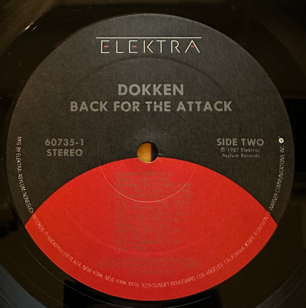 Dokken - Back For The Attack (Vinyl, LP, Album, Stereo)