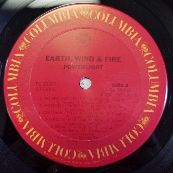 Earth, Wind & Fire - Powerlight (Vinyl, LP, Album) Very Good (VG) / Very Good Plus (VG+)