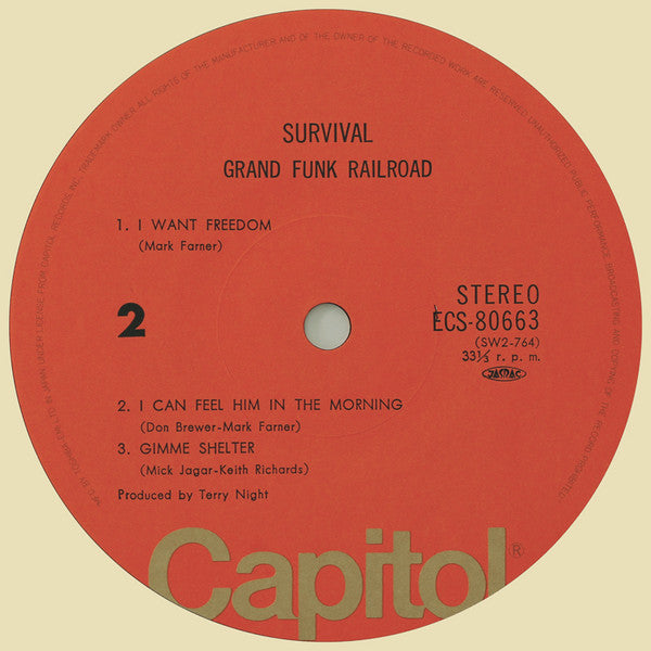 Grand Funk Railroad - Survival (Vinyl, LP, Album, Reissue, Stereo)