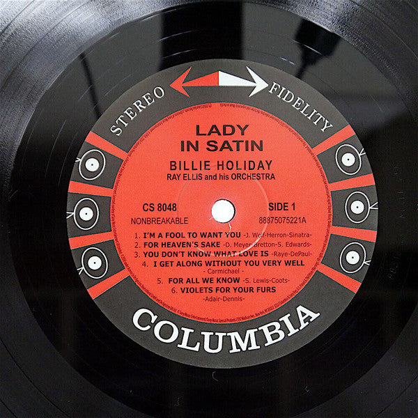 Billie Holiday - Lady In Satin (Vinyl, LP, Album, Reissue, Stereo) Mint (M) / Mint (M)