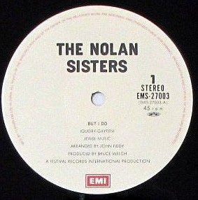 The Nolans - But I Do (Vinyl, 12", 45 RPM, Single) Very Good Plus (VG+) / Very Good (VG)