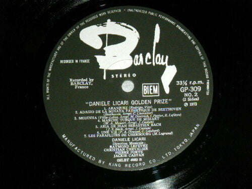Danielle Licari - Golden Prize (Vinyl, LP, Compilation) Very Good Plus (VG+) / Very Good (VG)
