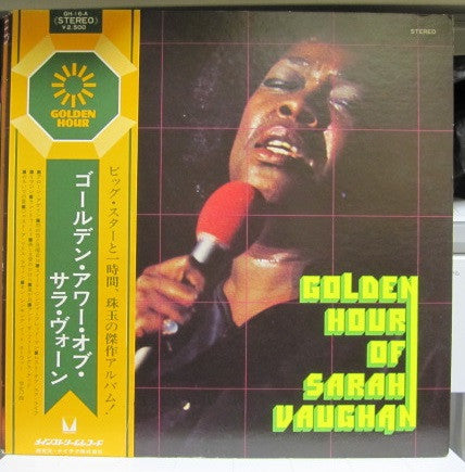 Sarah Vaughan - Golden Hour Of Sarah Vaughan (Vinyl, LP, Compilation, Promo) Very Good Plus (VG+) / Very Good (VG)