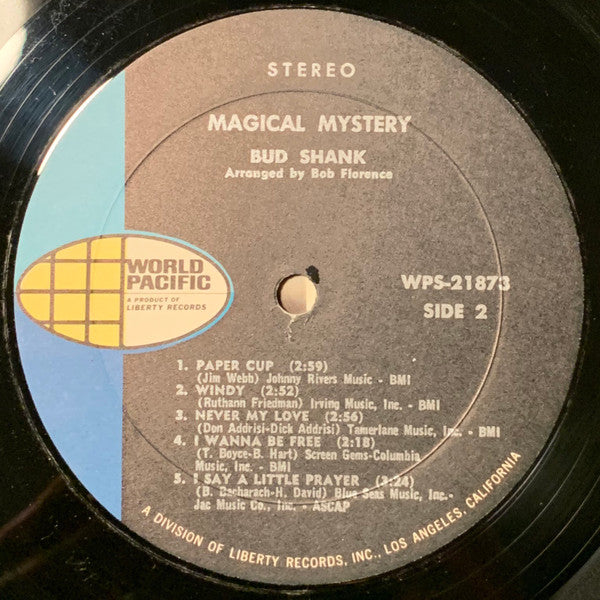 Bud Shank - Magical Mystery (Vinyl, LP, Album, Stereo) Good Plus (G+) / Good Plus (G+)