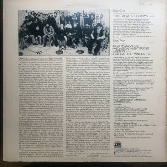 Charles Mingus - Me Myself An Eye (Vinyl, LP, Album) Very Good (VG) / Very Good (VG)