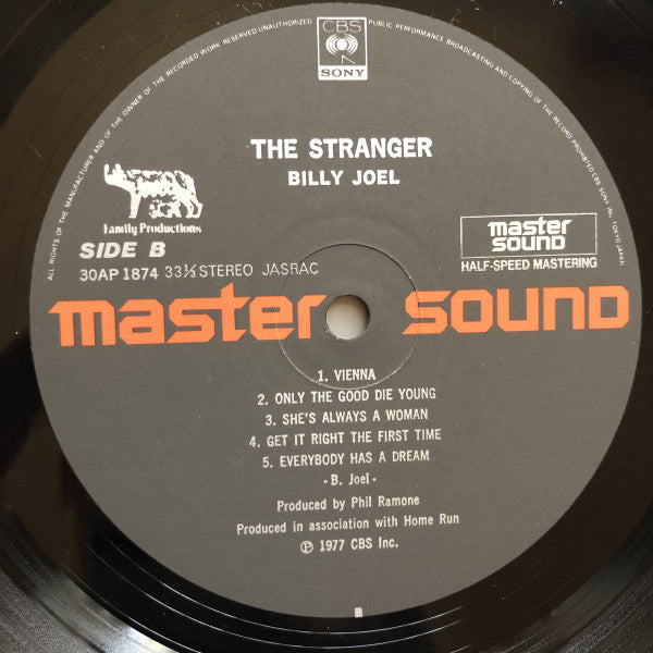 Billy Joel - The Stranger (Vinyl, LP, Album, Reissue, Remastered)