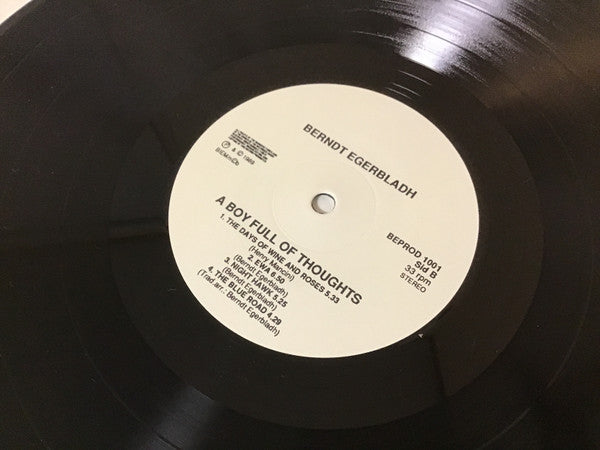 Berndt Egerbladh - A Boy Full Of Thoughts (Vinyl, LP, Reissue) Near Mint (NM or M-) / Near Mint (NM or M-)