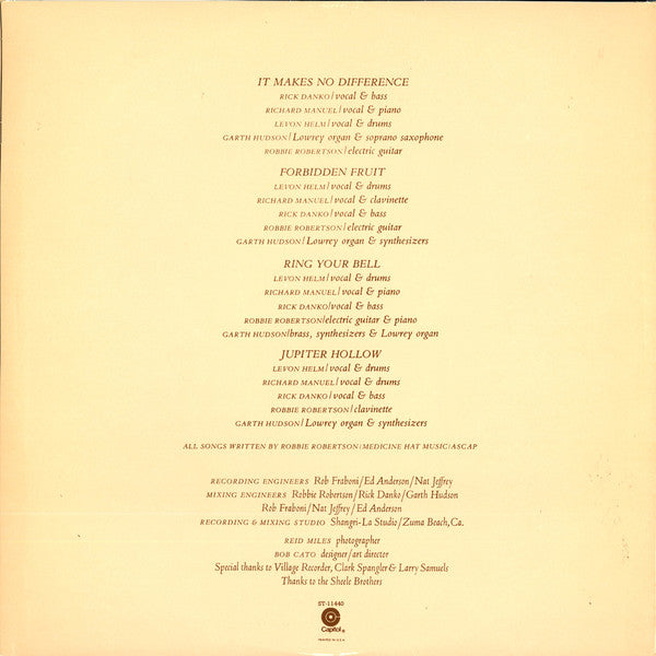The Band - Northern Lights-Southern Cross (Vinyl, LP, Album) Good Plus (G+) / Very Good (VG)