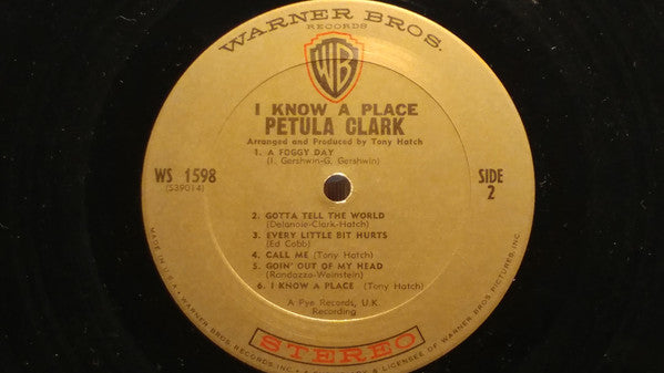 Petula Clark - I Know A Place (Vinyl, LP, Album, Stereo) Very Good (VG) / Very Good (VG)