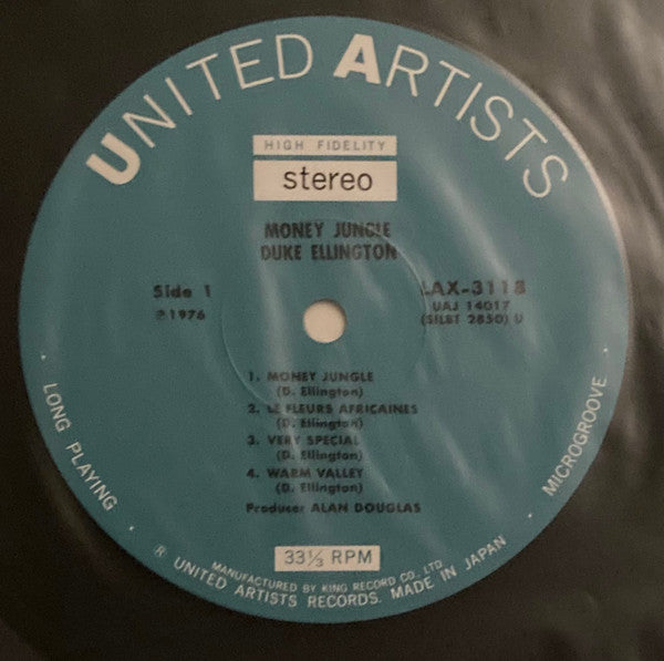 Duke Ellington - Money Jungle (Vinyl, LP, Album, Reissue) Very Good Plus (VG+) / Very Good Plus (VG+)