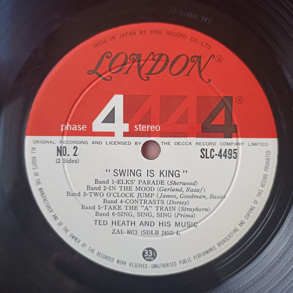 Ted Heath And His Music - Swing Is King (Vinyl, LP, Compilation, Stereo) Very Good (VG) / Very Good (VG)