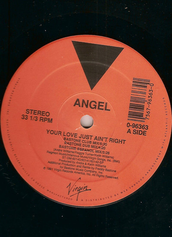 Angel Ferreira - Your Love Just Ain't Right (Vinyl, 12", 33 ⅓ RPM) Very Good Plus (VG+) / Very Good (VG)