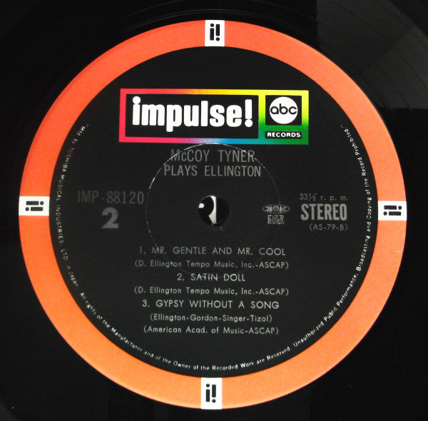 McCoy Tyner - McCoy Tyner Plays Ellington (Vinyl, LP, Album, Reissue, Stereo) Very Good Plus (VG+) / Good Plus (G+)