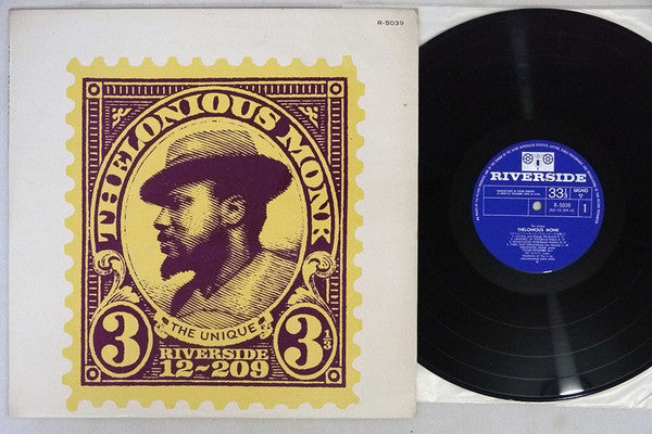 Thelonious Monk - The Unique Thelonious Monk (Vinyl, LP, Album, Mono) Very Good Plus (VG+) / Very Good (VG)