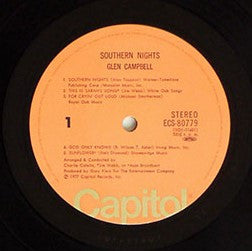 Glen Campbell - Southern Nights (Vinyl, LP, Album) Near Mint (NM or M-) / Very Good (VG)