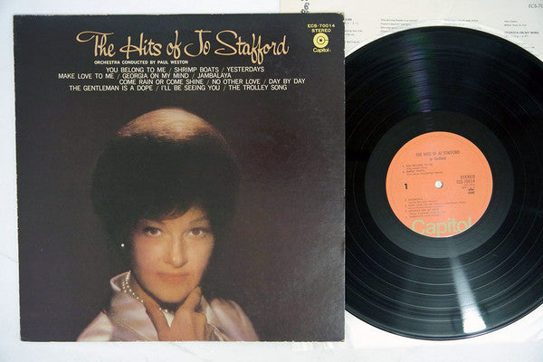 Jo Stafford - The Hits Of Jo Stafford (Vinyl, LP, Album, Reissue, Mono) Very Good Plus (VG+) / Very Good (VG)