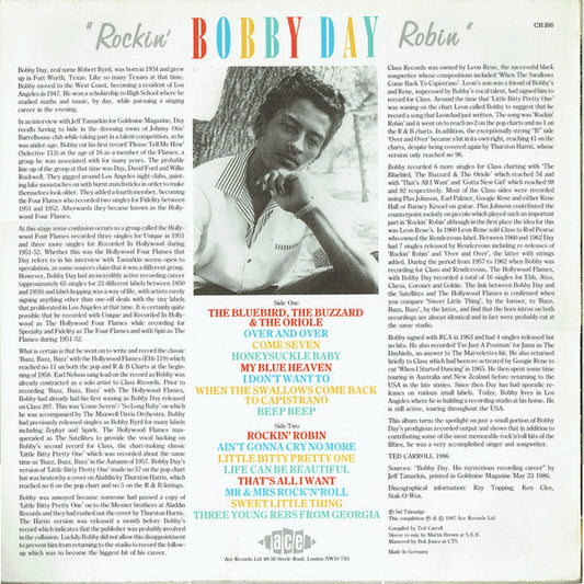 Bobby Day - Rockin' Robin (Vinyl, LP, Compilation, Mono) Very Good Plus (VG+) / Very Good (VG)
