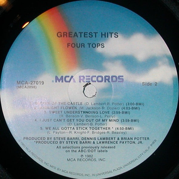 Four Tops - Greatest Hits (1972 - 1976) (Vinyl, LP, Compilation) Very Good (VG) / Very Good (VG)