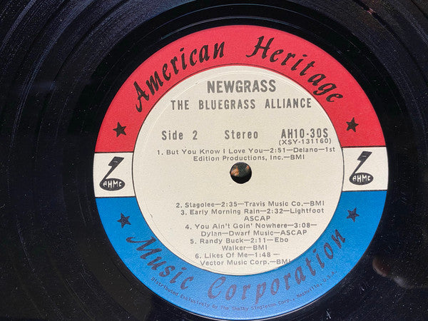 The Bluegrass Alliance - Newgrass (Vinyl, LP, Album) Very Good (VG) / Very Good Plus (VG+)