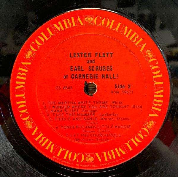 Flatt & Scruggs - At Carnegie Hall! (Vinyl, LP, Album, Reissue, Stereo) Very Good Plus (VG+) / Near Mint (NM or M-)