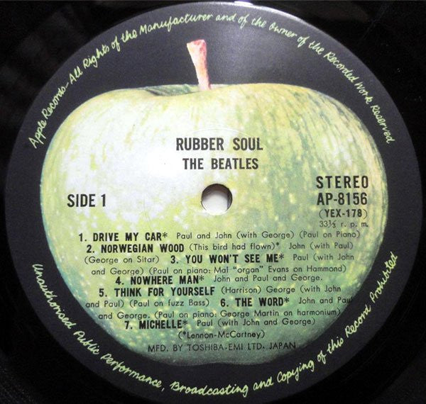 The Beatles - Rubber Soul (Vinyl, LP, Album, Stereo, Reissue)
