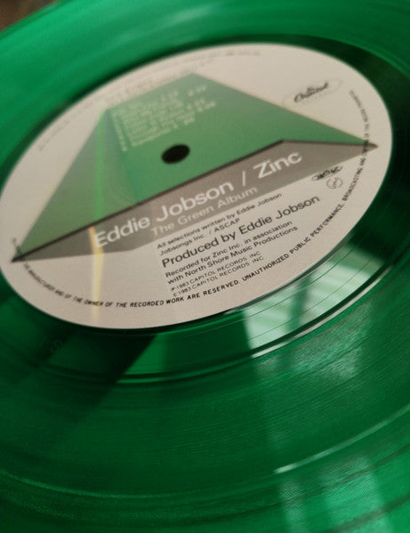 Eddie Jobson - The Green Album (Vinyl, LP, Album) Very Good Plus (VG+) / Very Good Plus (VG+)