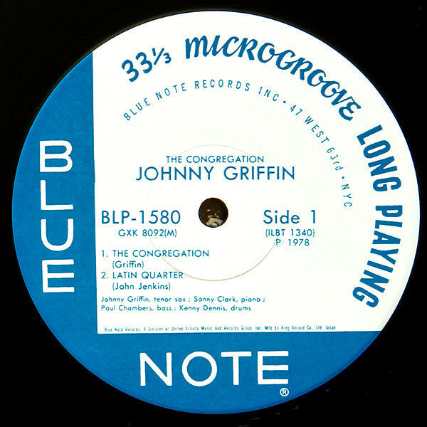 Johnny Griffin - The Congregation (Vinyl, LP, Album, Mono)
