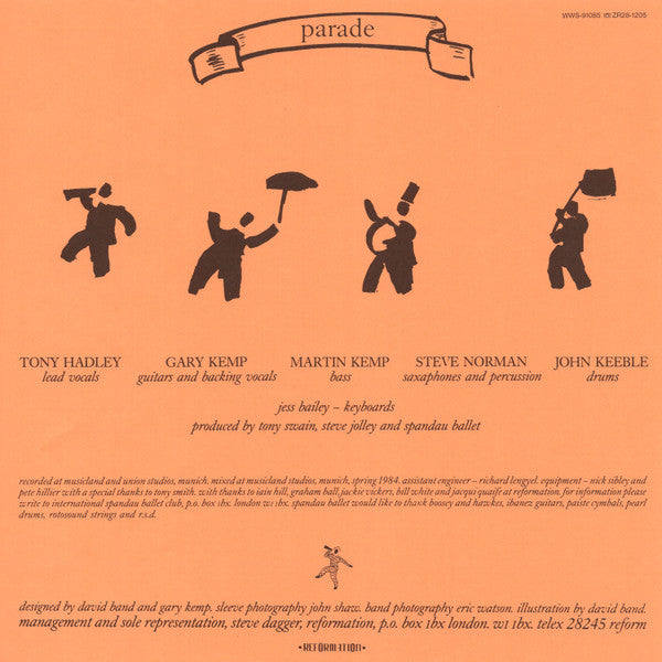 Spandau Ballet - Parade (Vinyl, LP, Album, Stereo)