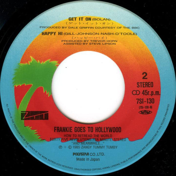 Frankie Goes To Hollywood - Welcome To The Pleasuredome (Vinyl, 7", 45 RPM, Single) Very Good Plus (VG+) / Very Good Plus (VG+)