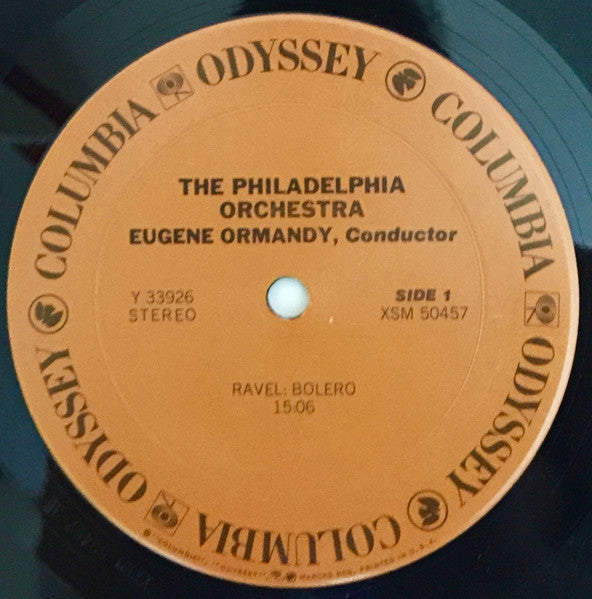 Eugene Ormandy - Bolero / Tombeau / Alborada (Vinyl, LP, Stereo) Very Good (VG) / Very Good (VG)